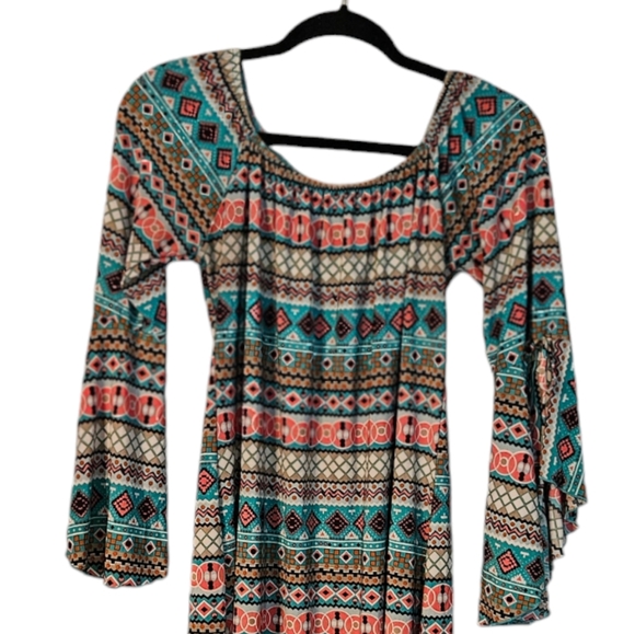 So Cute Women's Dress Aztec Print Size M - Picture 2 of 6